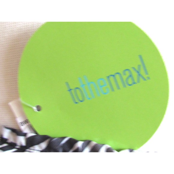 Women's Dresses Designer To The Max Black White Gray Halter Top Dress 12.R - Picture 10 of 14